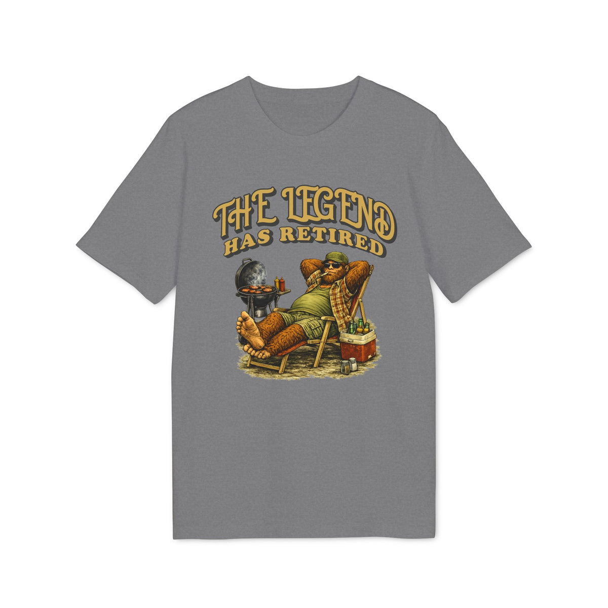 Witziges Bigfoot-Shirt für Rentner