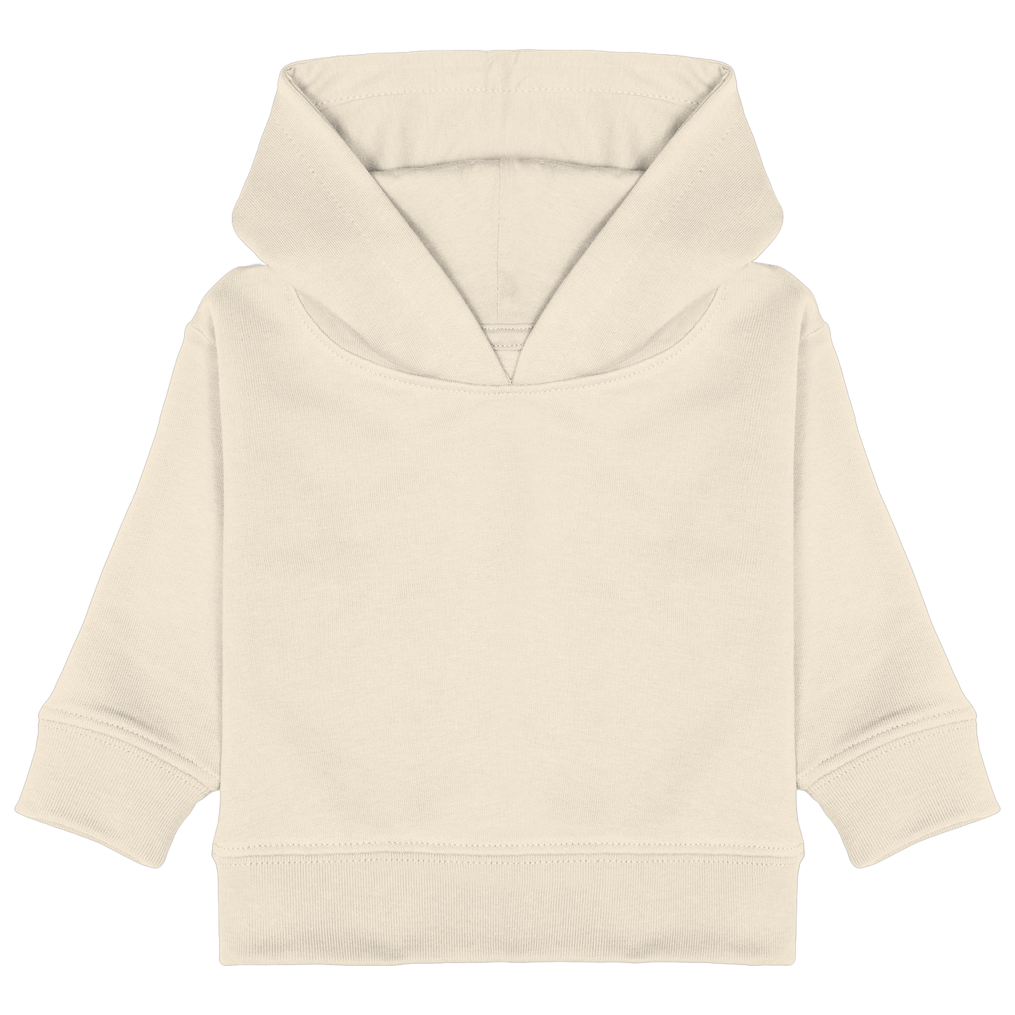 Personalisierbarer Baby-Kapuzenpullover mit Rentiermotiv aus 85% Baumwolle in Bio-Qualität