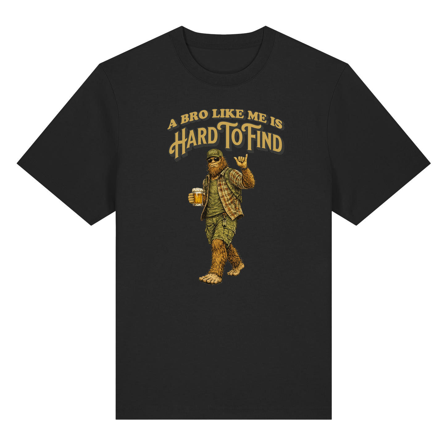 "Es difícil encontrar un colega como yo". Camiseta divertida de Pie Grande para jefes, idea de regalo retro vintage para jefes, ideal para amantes de la naturaleza. Camiseta orgánica gruesa.