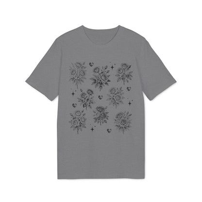 Vintage Rosen T-Shirt aus Bio Baumwolle