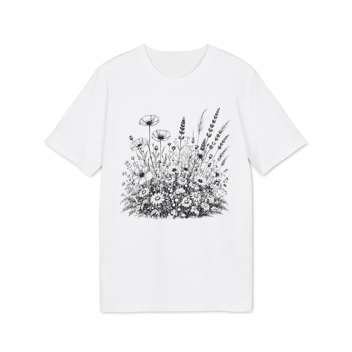 Wildblumen Damen T-Shirt Bio-Baumwolle