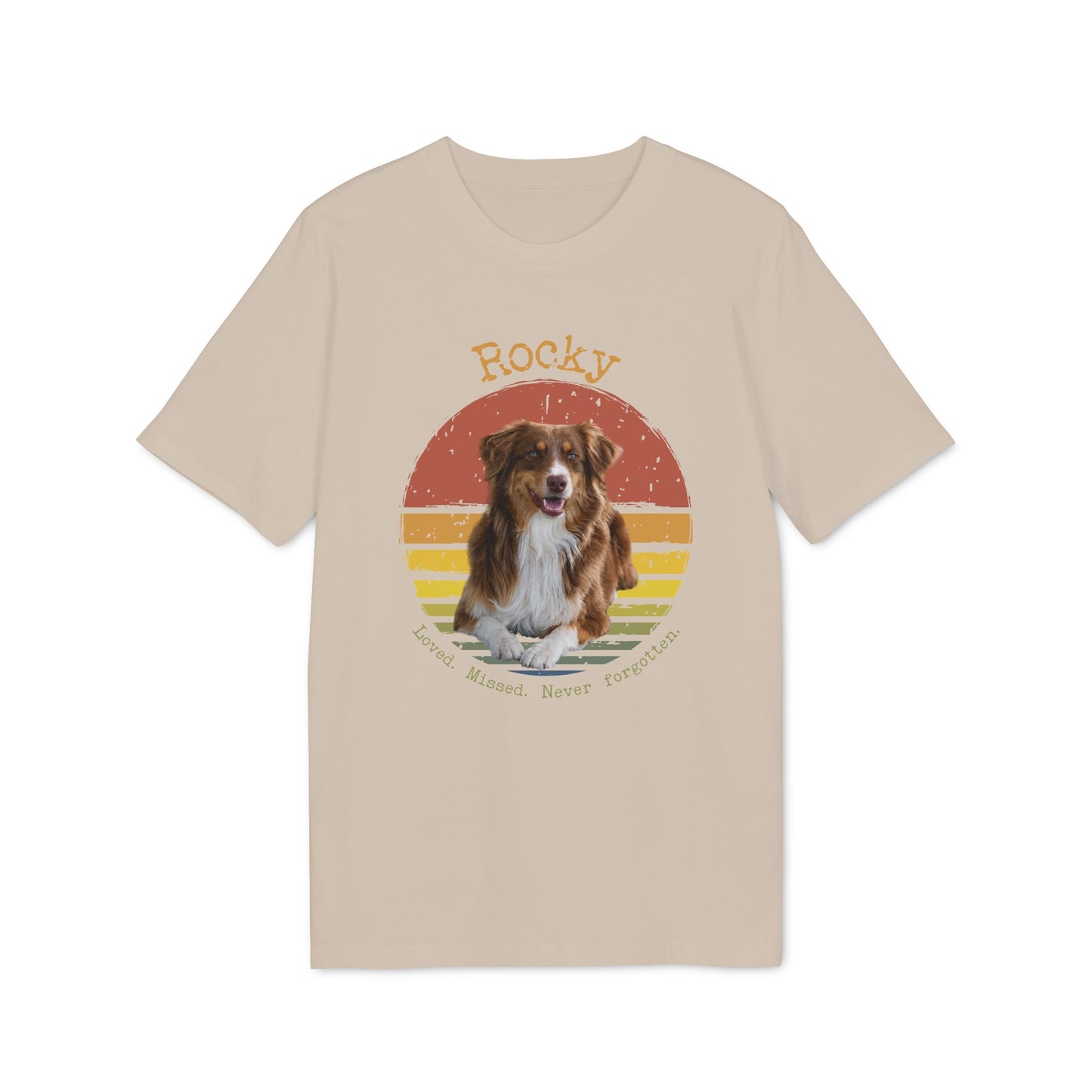 Personalisiertes T-Shirt mit deinem Lieblingstier im Retro-Design