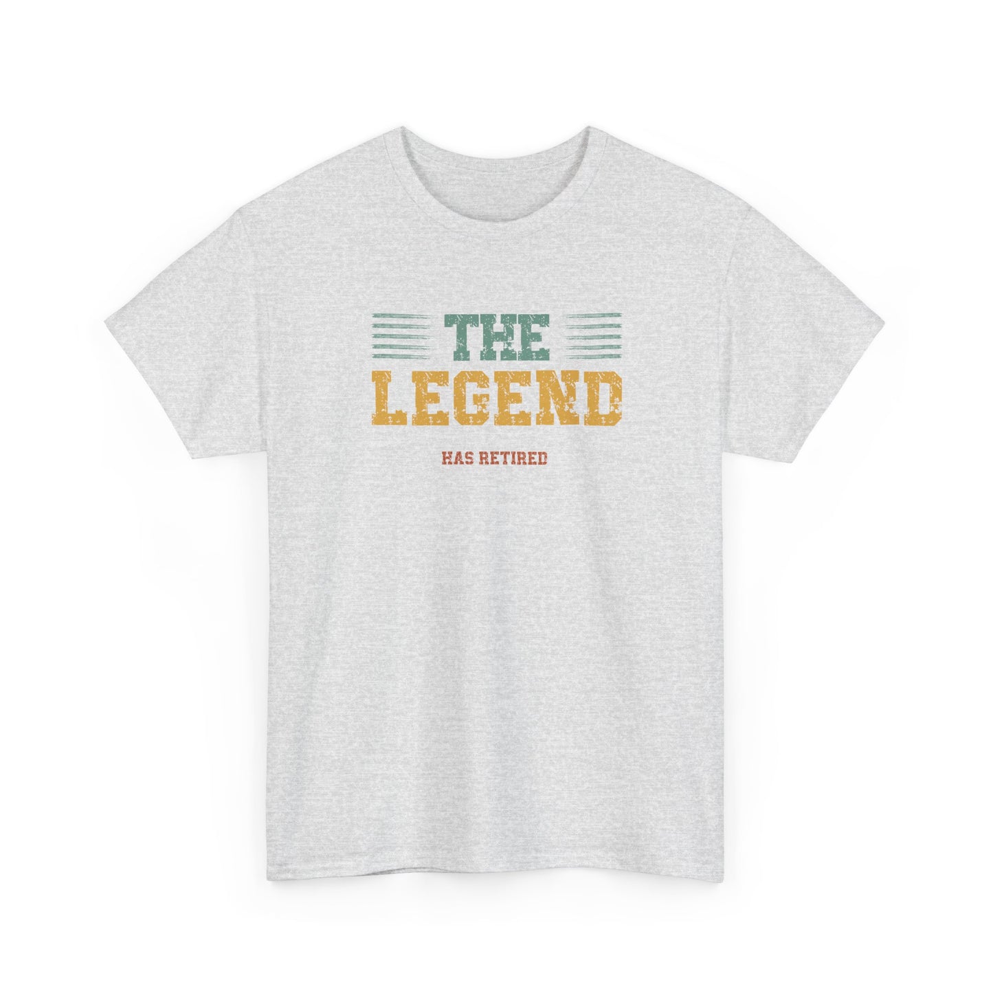 THE LEGEND HAS RETIRED T-Shirt, Abschiedsgeschenk Kollege, Retro Geschenk Ruhestand Mann, humorvolles Rentner Shirt
