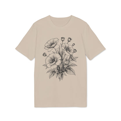 Mohnblumen T-Shirt Damen Bio Baumwolle nachhaltig