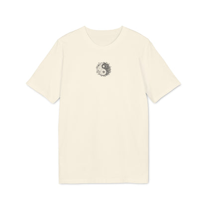Kleines Yin-Yang-Symbol in psychedelischem Stil