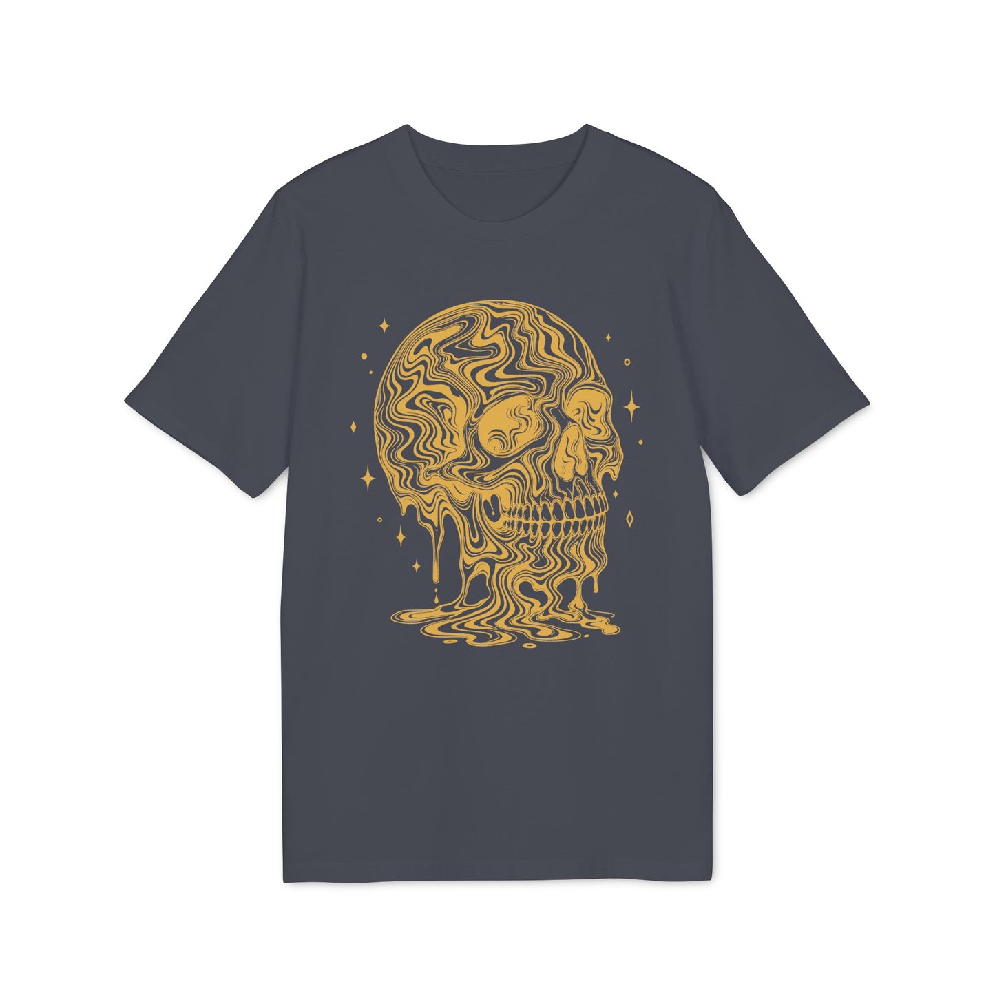 Psychedelischer Totenkopf - T-Shirt für Herren