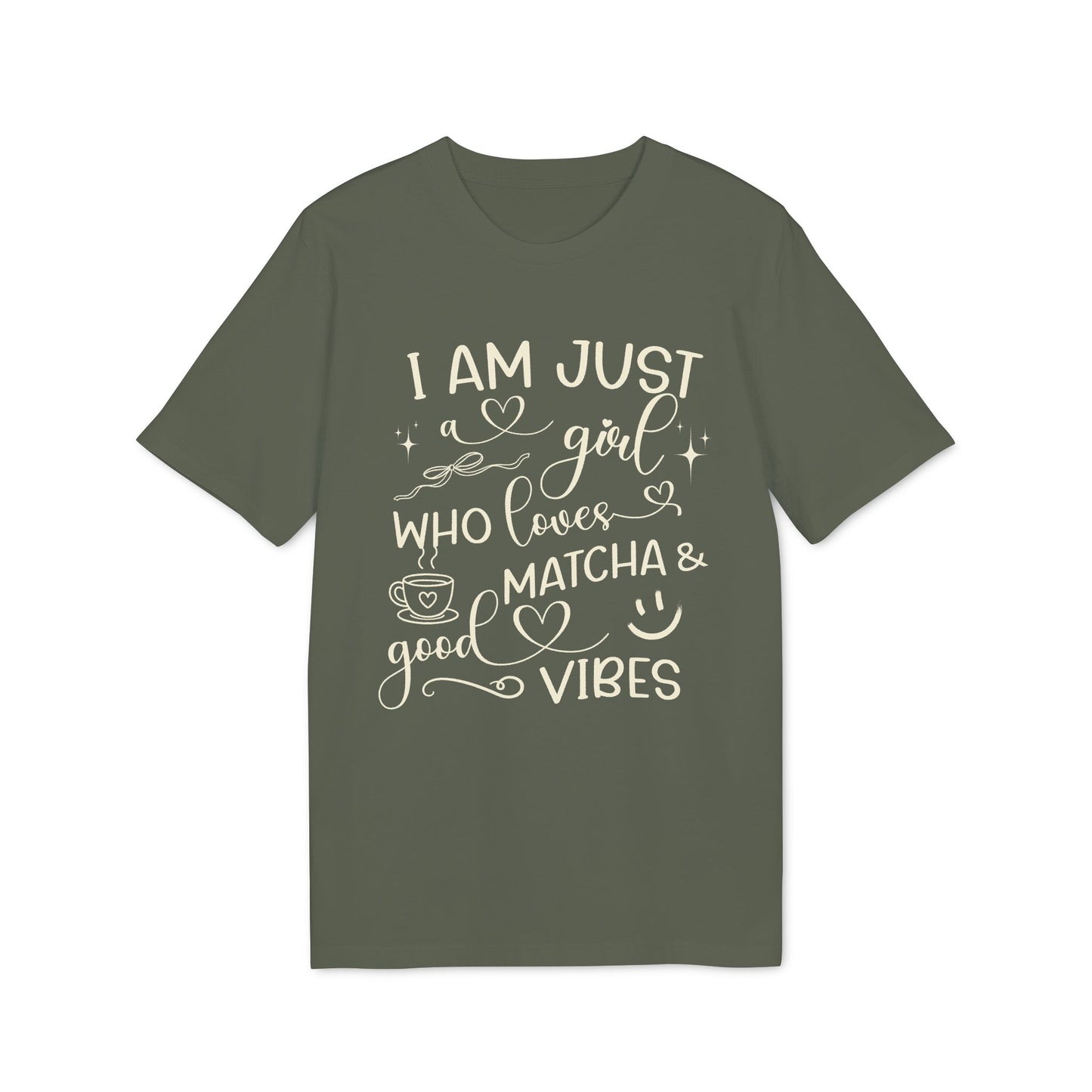 Nachhaltiges Matcha-Liebhaber Shirt Damen