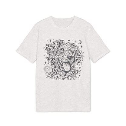 Psychedelischer Hund - T-Shirt aus 100% Baumwolle für Damen und Herren