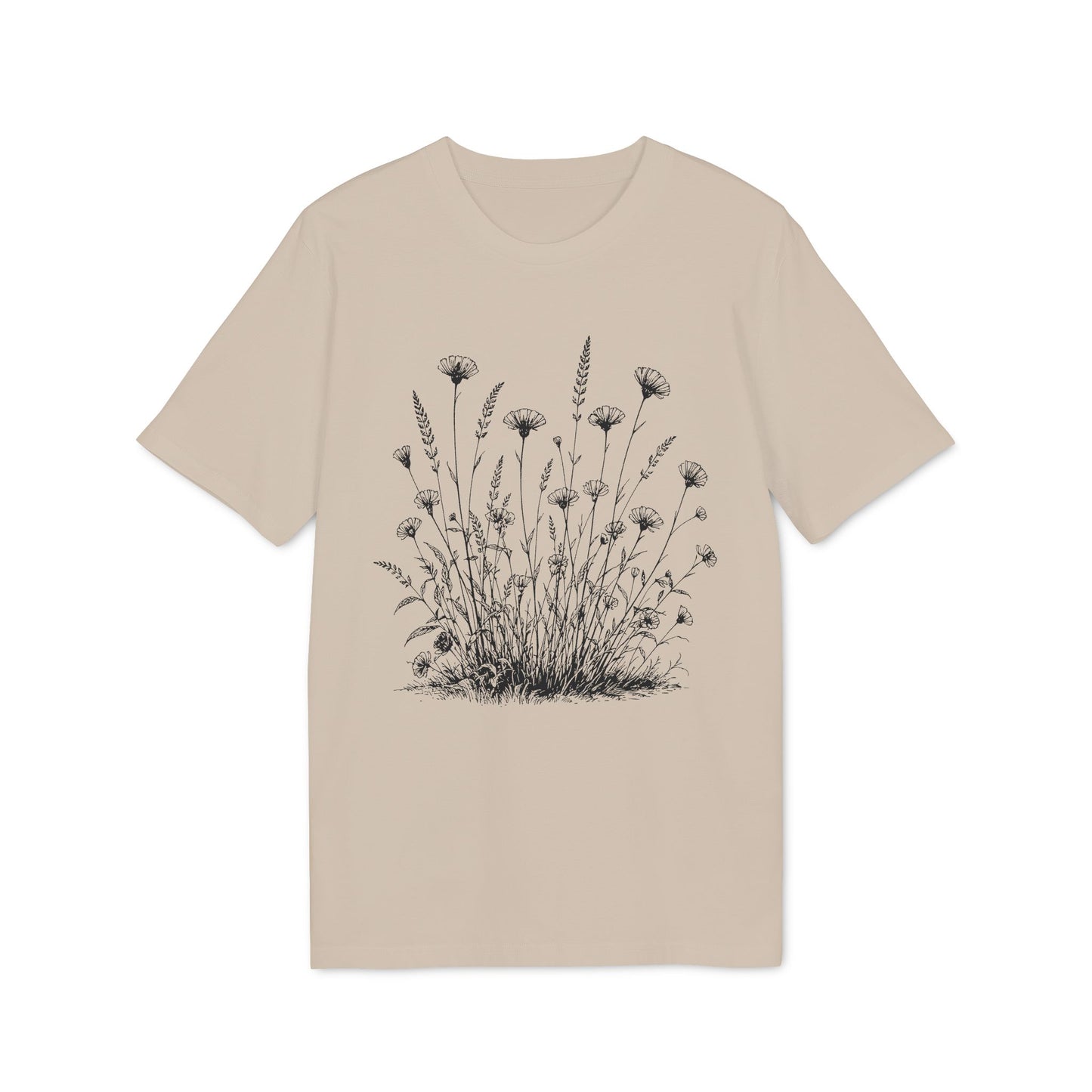 Nachhaltiges Wildblumen Shirt Damen