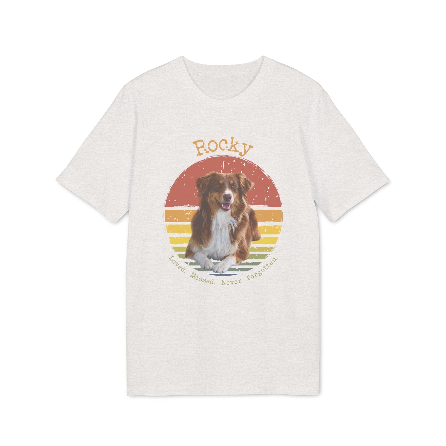 Personalisiertes T-Shirt mit deinem Lieblingstier im Retro-Design