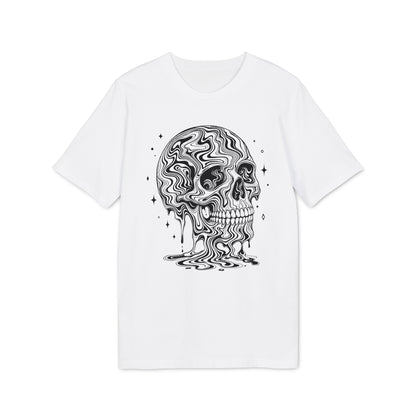 Psychedelischer Totenkopf - T-Shirt für Herren