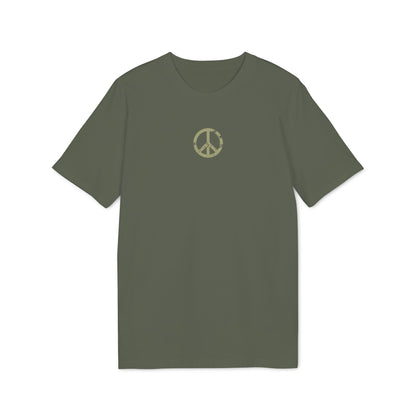 Vintage Friedenszeichen Shirt Damen, Bio-Baumwolle