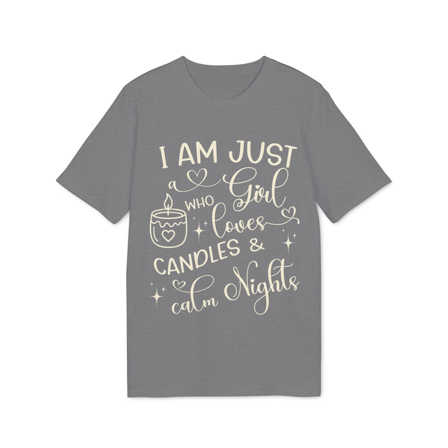 Candles & Calm Nights T-Shirt aus Bio-Baumwolle