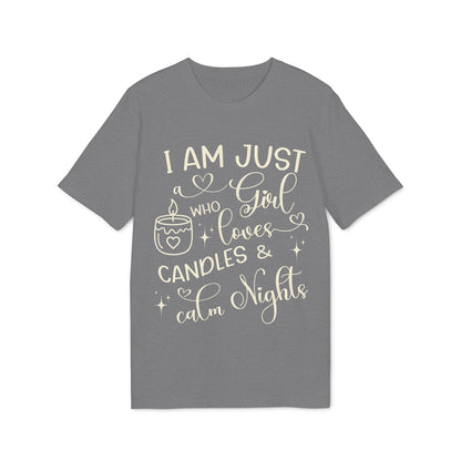 Candles & Calm Nights T-Shirt aus Bio-Baumwolle