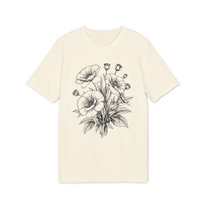 Mohnblumen T-Shirt Damen Bio Baumwolle nachhaltig