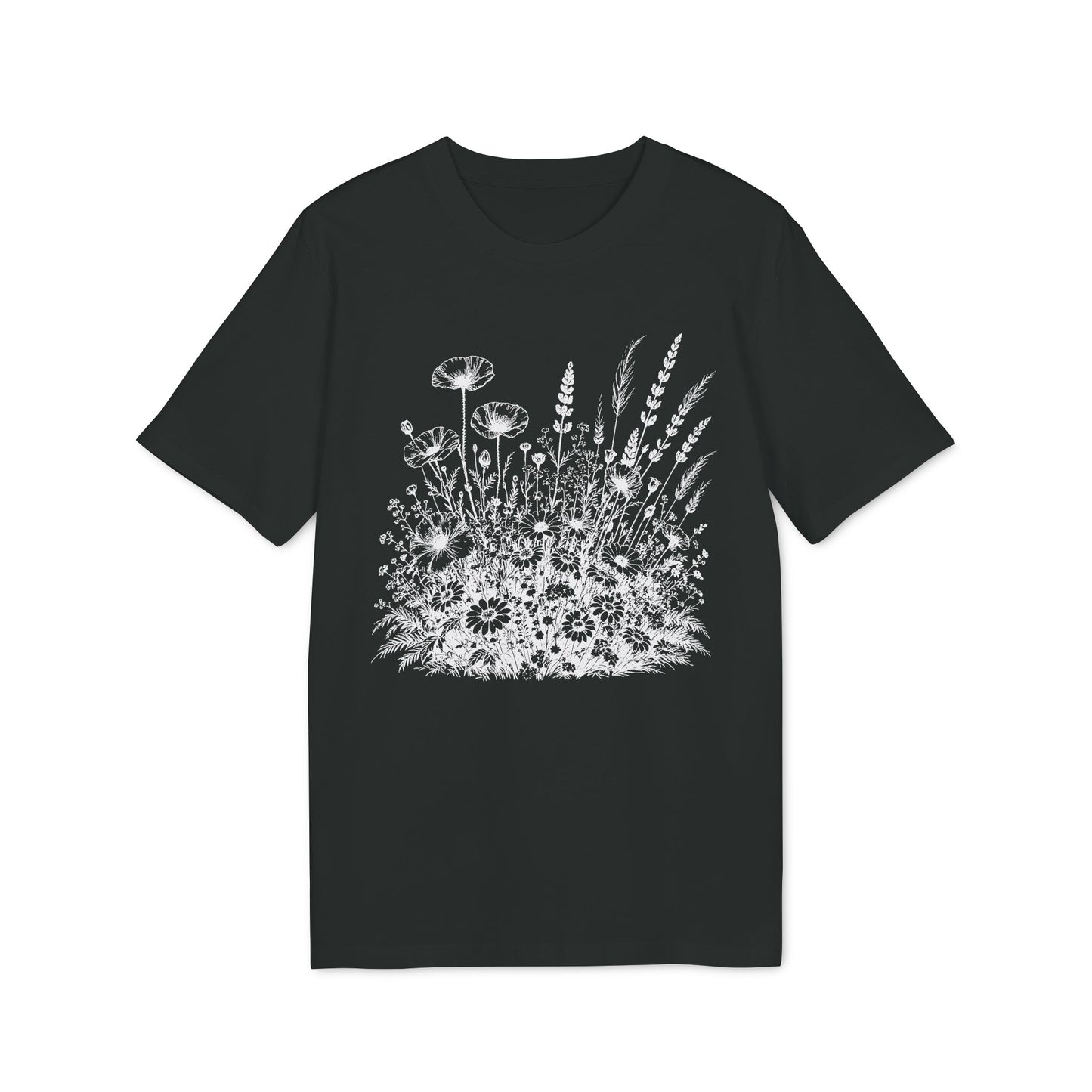 Wildblumen Damen T-Shirt Bio-Baumwolle