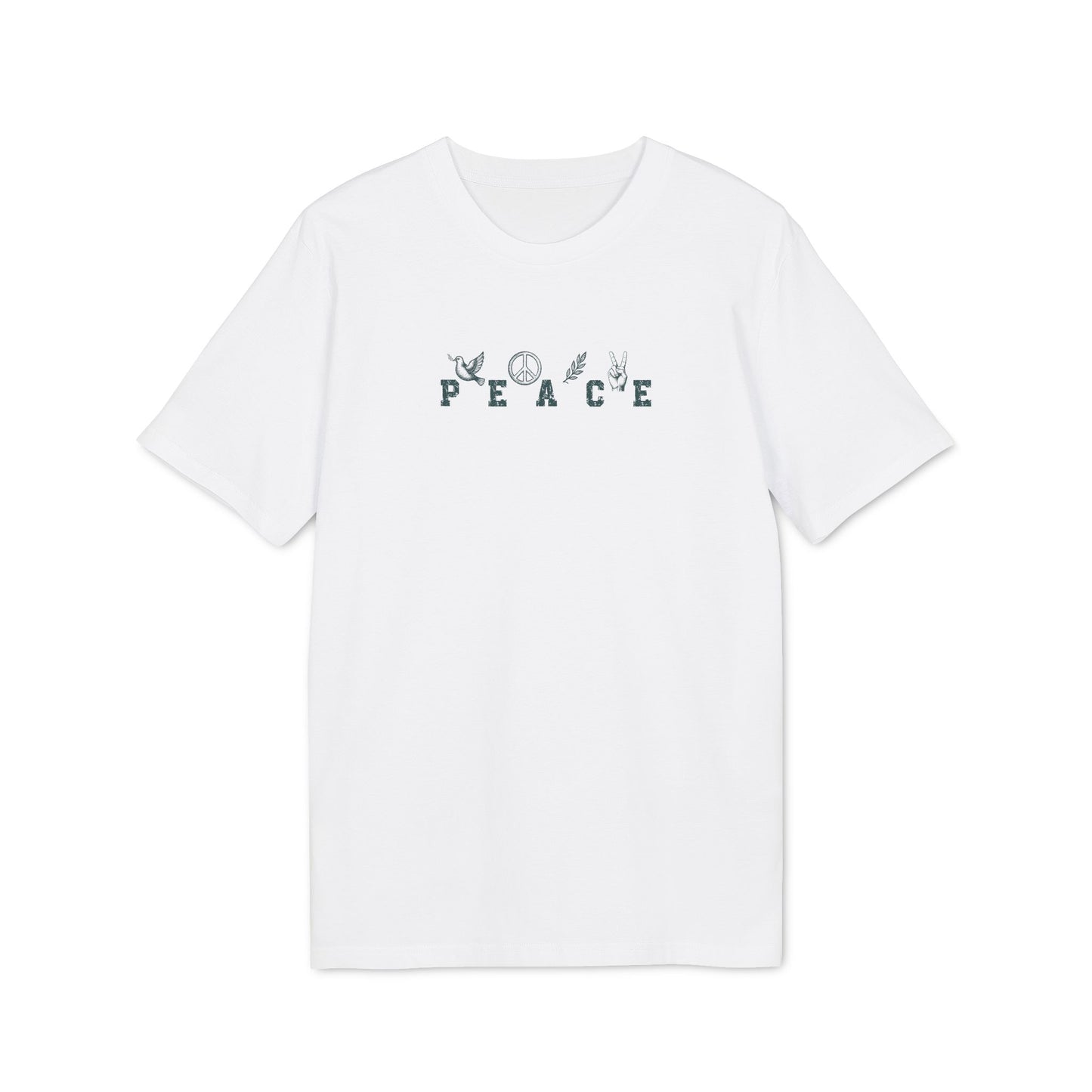 Peace Shirt mit Symbolen, Bio-Baumwolle