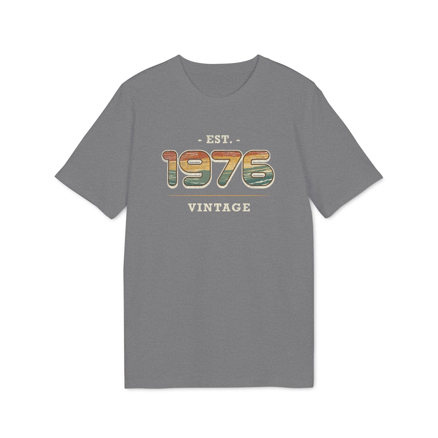 Vintage 1976 Geburtstag Shirt Herren Bio-Baumwolle