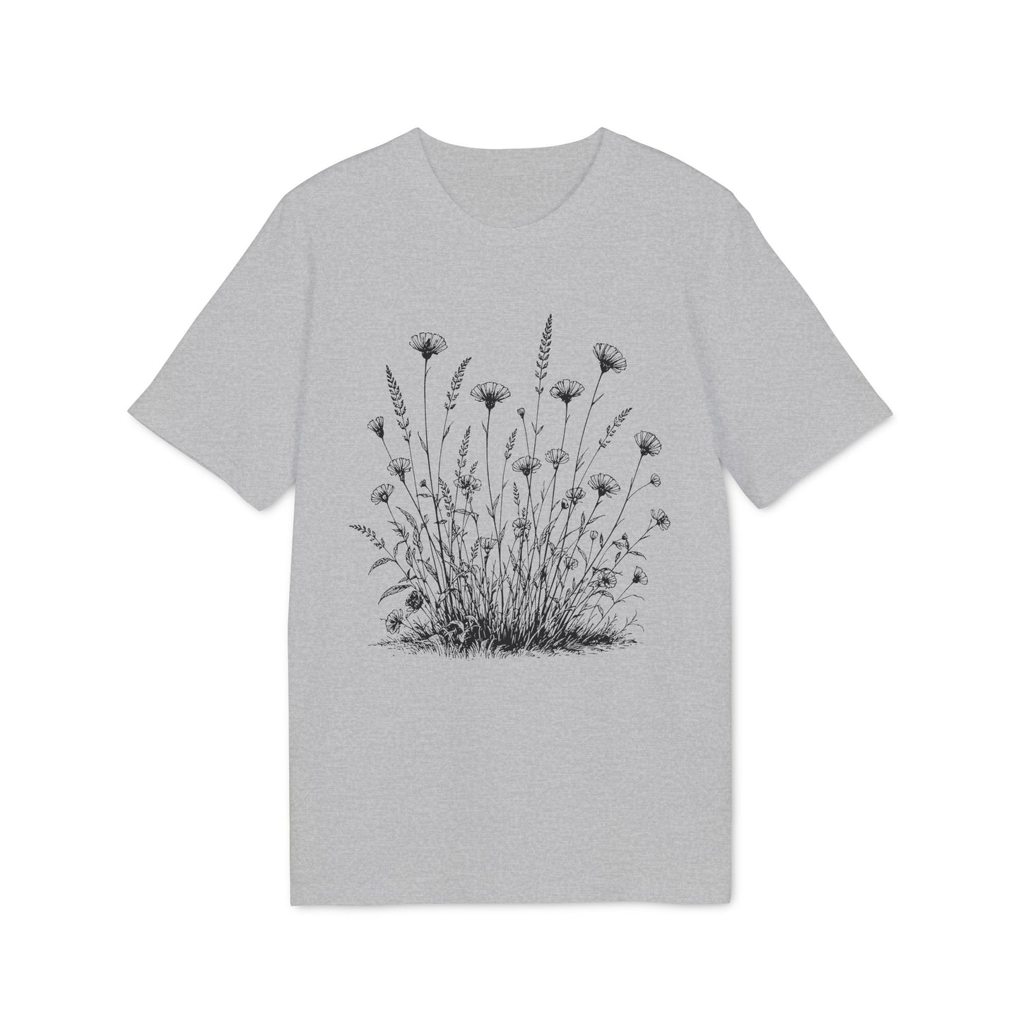 Nachhaltiges Wildblumen Shirt Damen