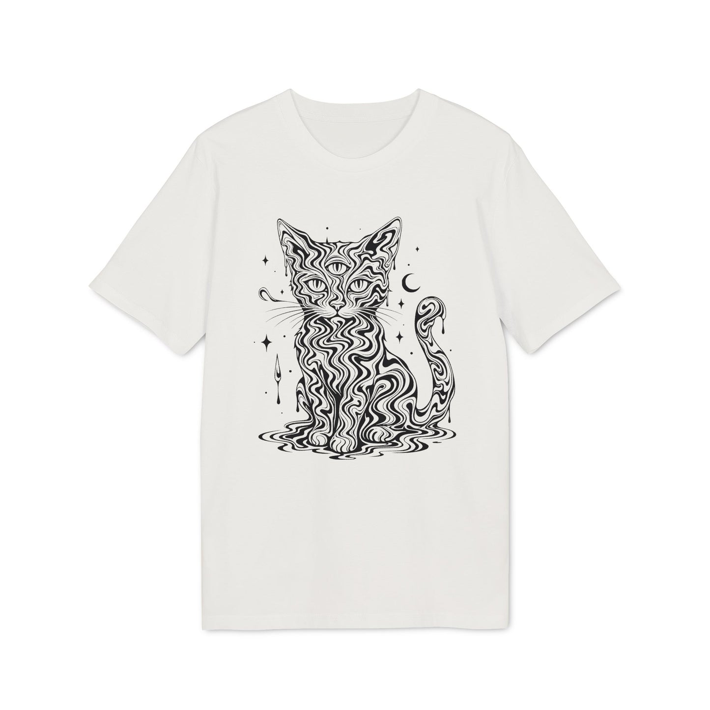 Mystische Katze - T-Shirt aus 100% Baumwolle
