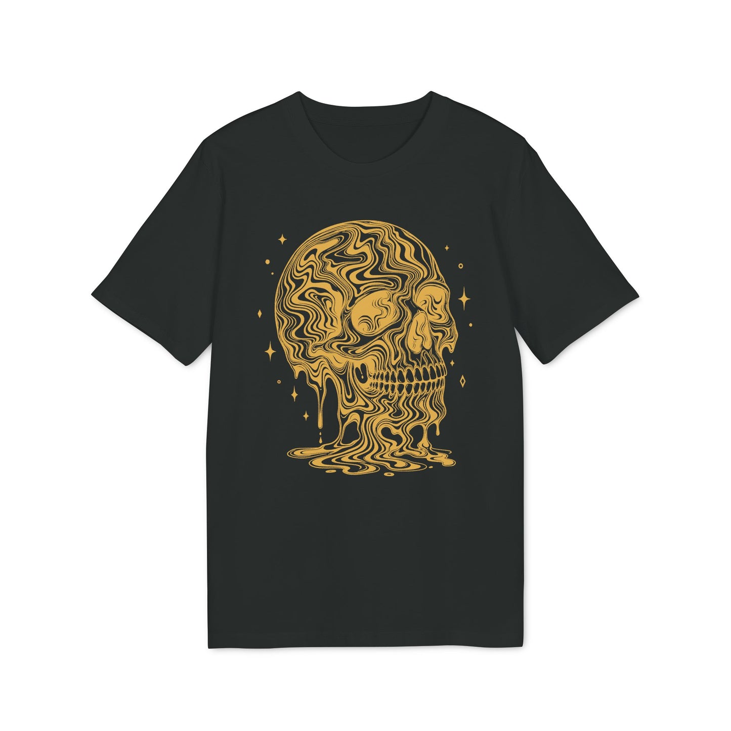 Psychedelischer Totenkopf - T-Shirt für Herren