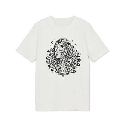 Psychedelisches und spirituelles Shirt mit Mutter Erde