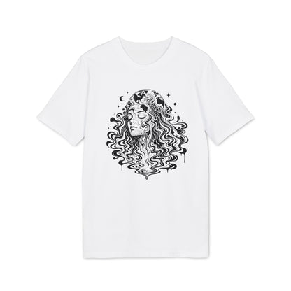 T-Shirt mit Yin-Yang-Symbol in psychedelischem Stil für Damen und Herren