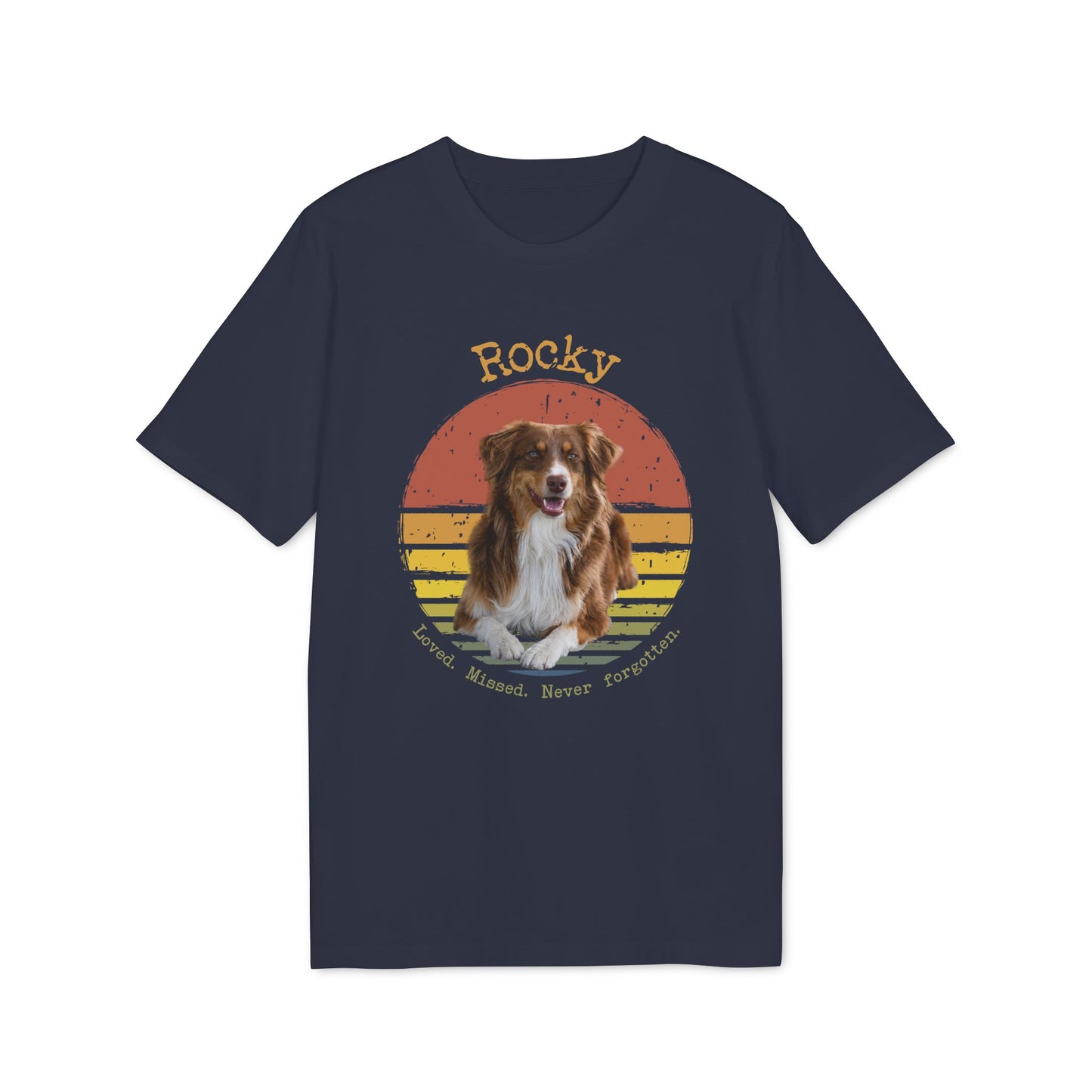 Personalisiertes T-Shirt mit deinem Lieblingstier im Retro-Design