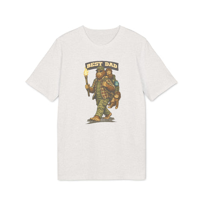 Best Dad - T-Shirt für Herren mit Bigfoot-Motiv