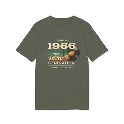 1966 - Vinyl Generation, Retro T-Shirt Herren 60. Geburtstag