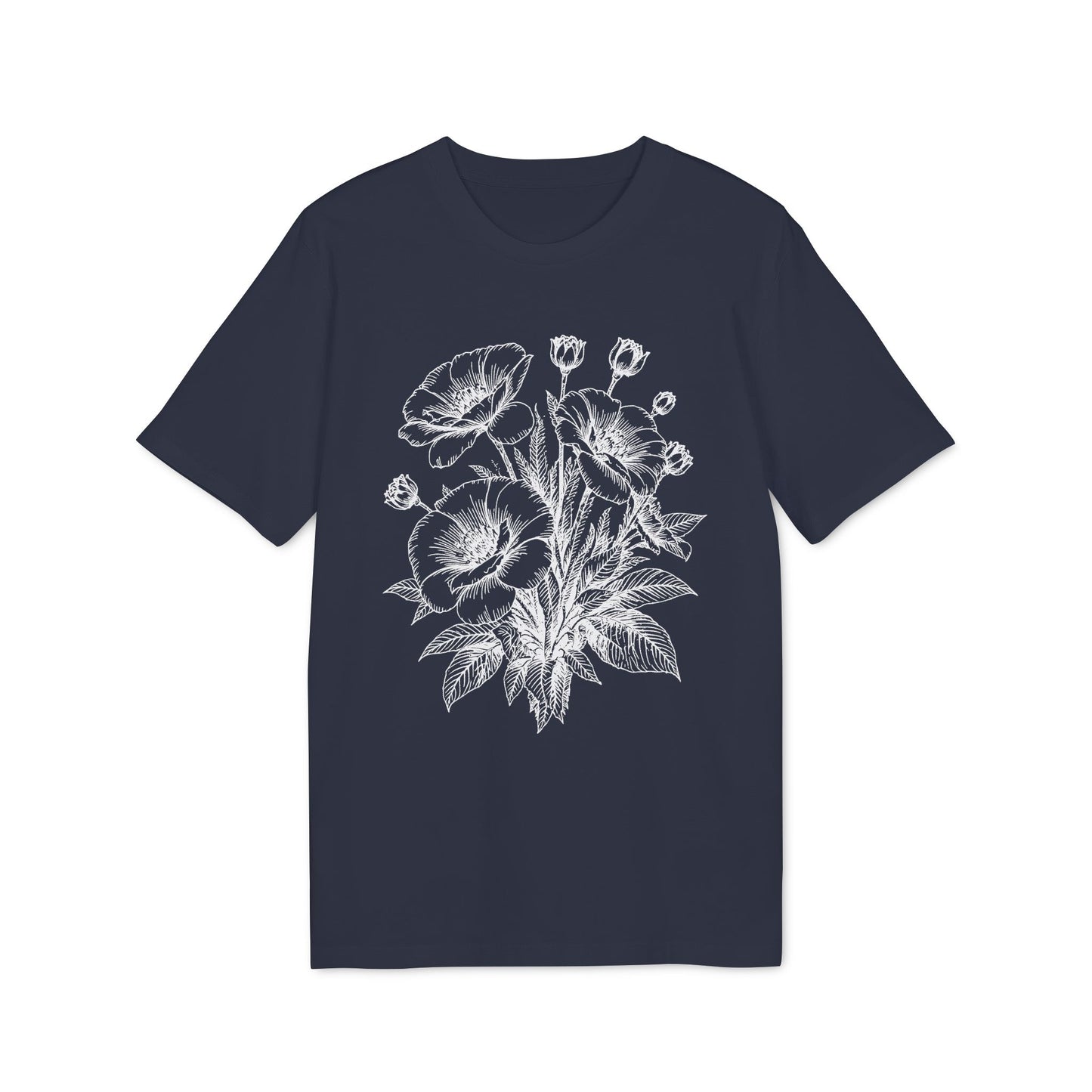 Mohnblumen T-Shirt Damen Bio Baumwolle nachhaltig