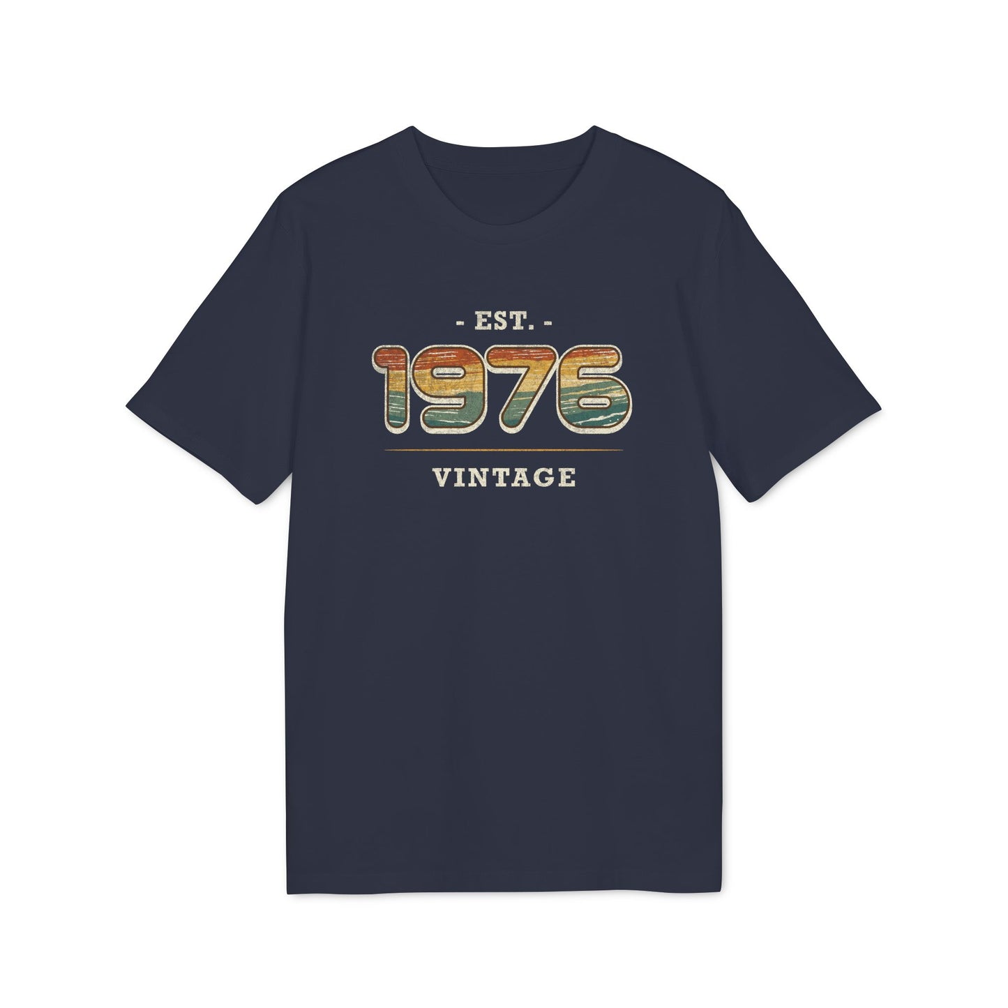Vintage 1976 Geburtstag Shirt Herren Bio-Baumwolle