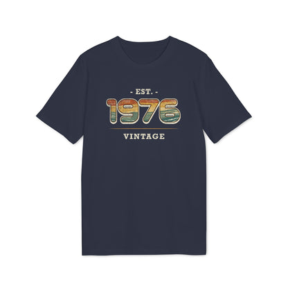 Vintage 1976 Geburtstag Shirt Herren Bio-Baumwolle
