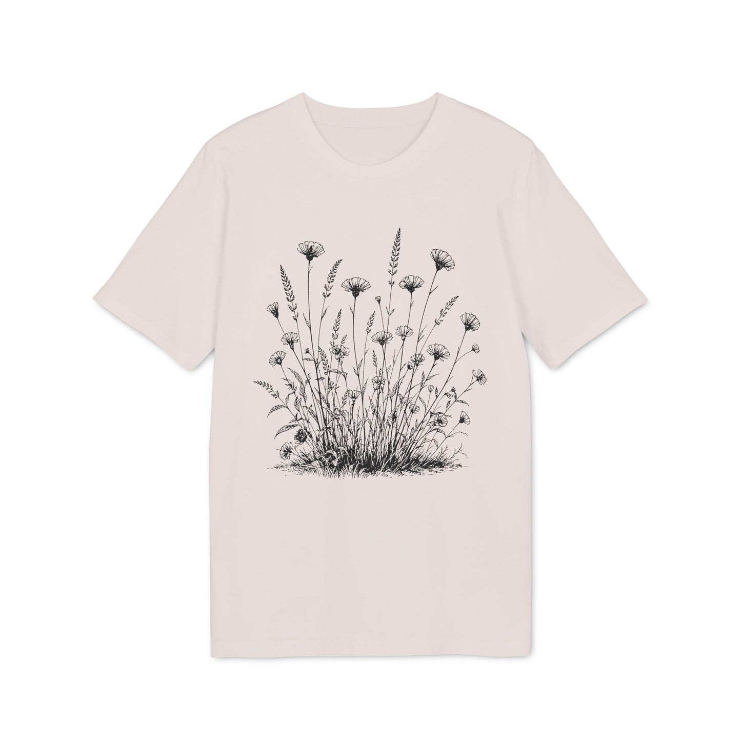 Nachhaltiges Wildblumen Shirt Damen