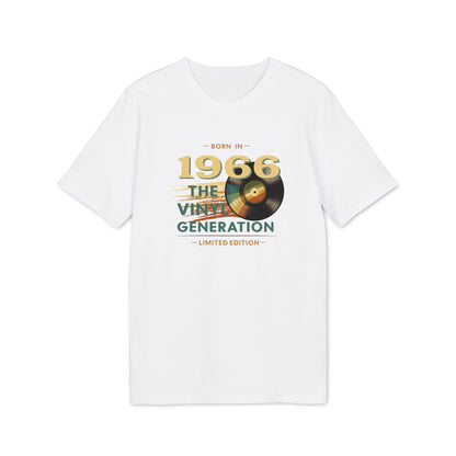 1966 - Vinyl Generation, Retro T-Shirt Herren 60. Geburtstag