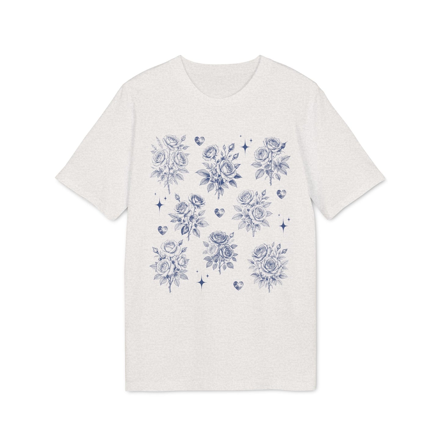 Vintage Rosen T-Shirt aus Bio Baumwolle