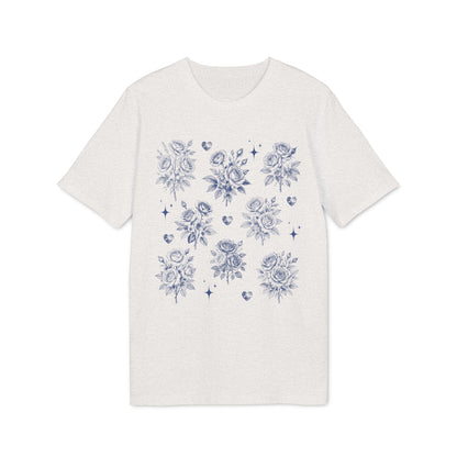 Vintage Rosen T-Shirt aus Bio Baumwolle