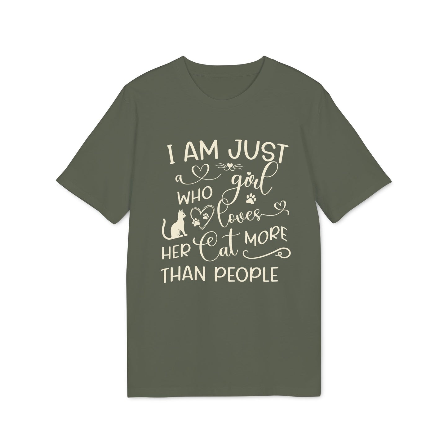Nachhaltiges und humorvolles Katzen-Liebhaber T-Shirt