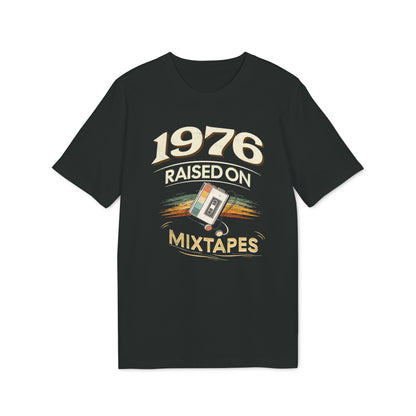 Retro T-Shirt 1976, RAISED ON MIXTAPES