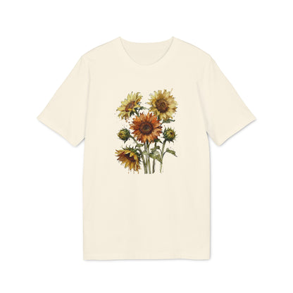Sonnenblumen T-Shirt Damen Bio Baumwolle