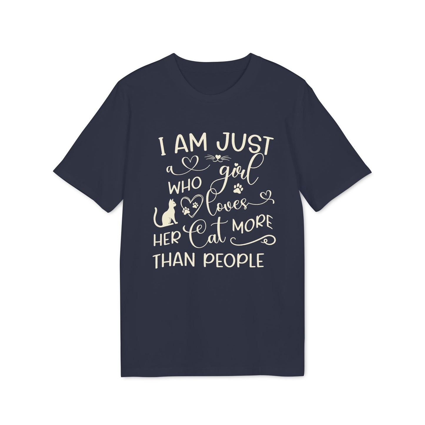 Nachhaltiges und humorvolles Katzen-Liebhaber T-Shirt