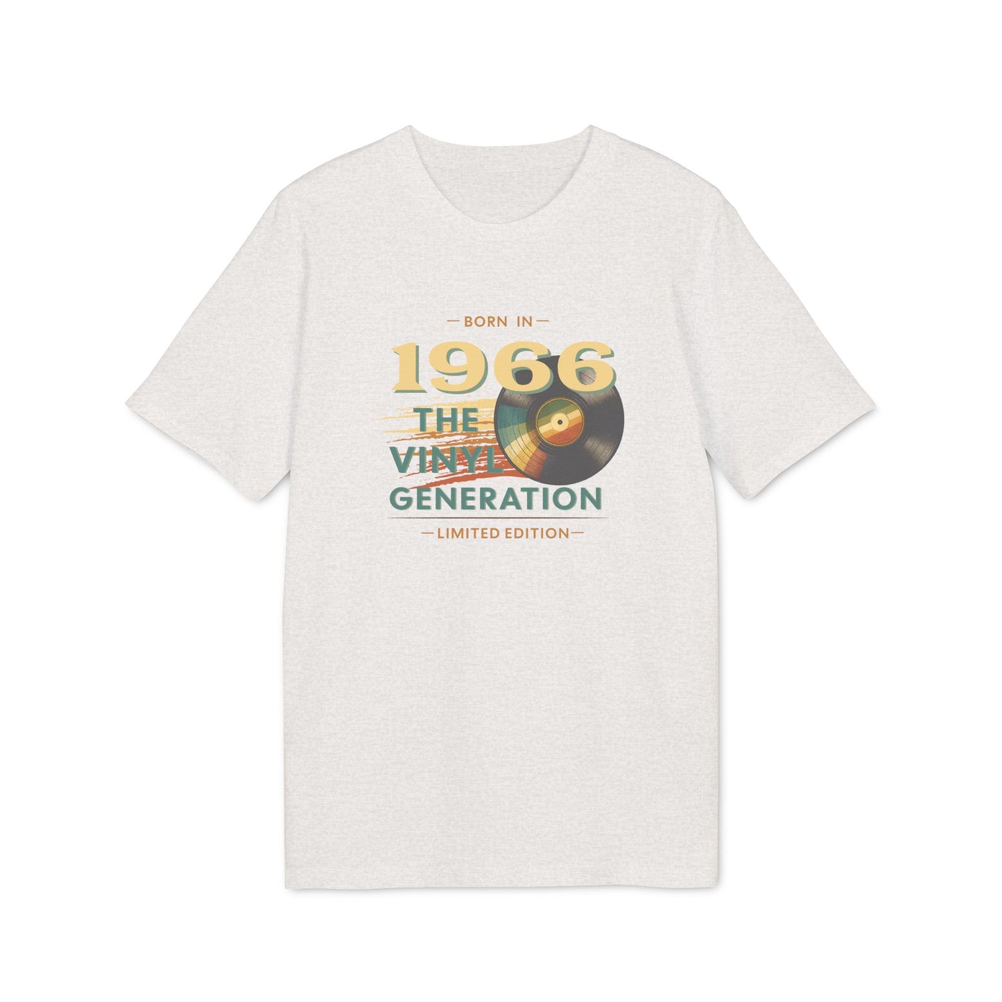 1966 - Vinyl Generation, Retro T-Shirt Herren 60. Geburtstag