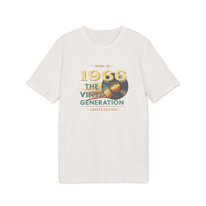 1966 - Vinyl Generation, Retro T-Shirt Herren 60. Geburtstag