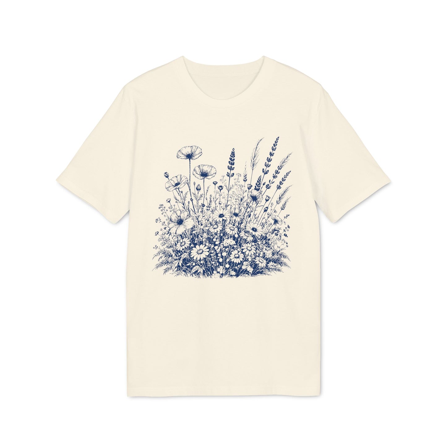 Wildblumen Damen T-Shirt Bio-Baumwolle