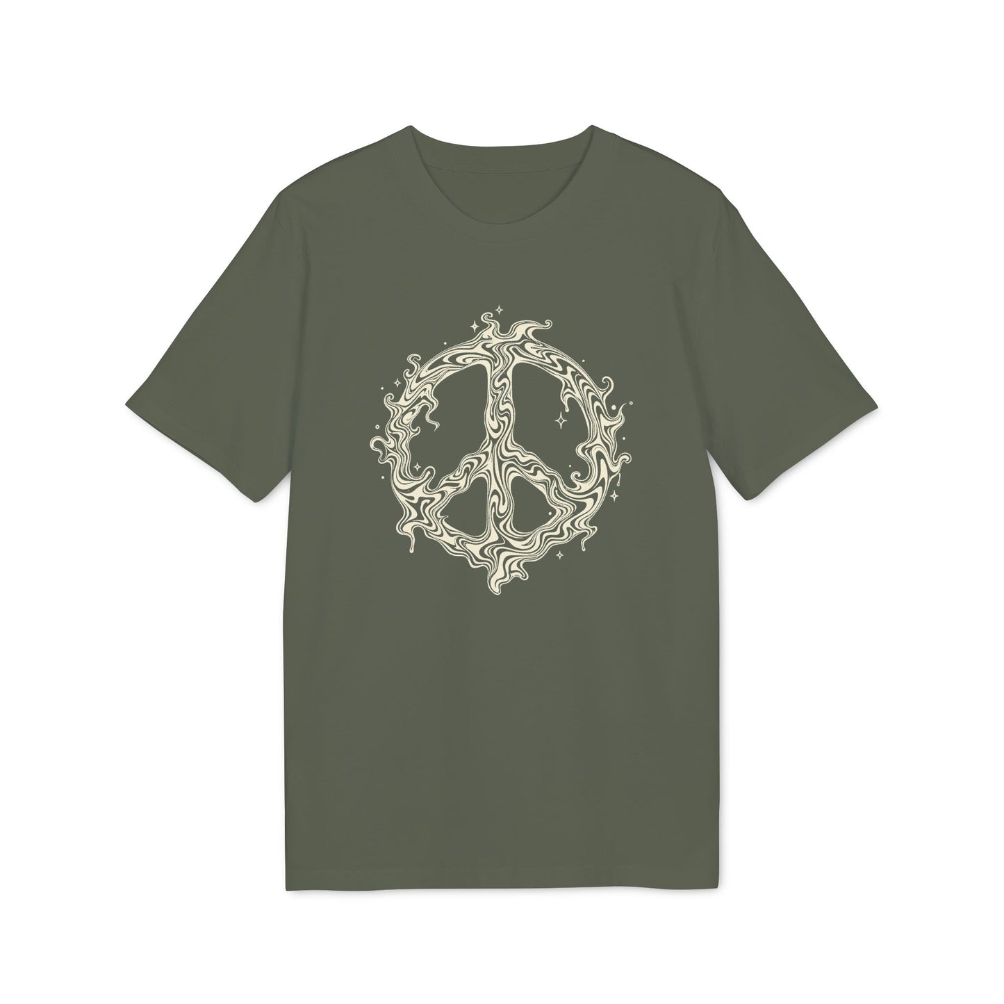 Psychedelisches Friedens-Shirt für Damen und Herren