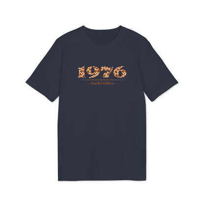 1976 Limited Edition im Leopardenprint Damen Bio-Baumwolle-Shirt