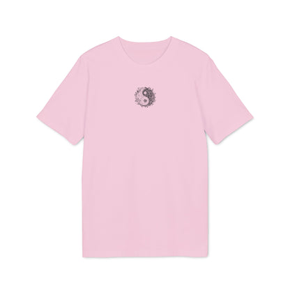 Kleines Yin-Yang-Symbol in psychedelischem Stil