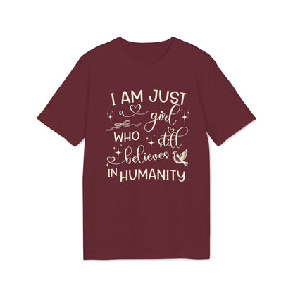 I Still Believe In Humanity Damen-Shirt aus Bio-Baumwolle