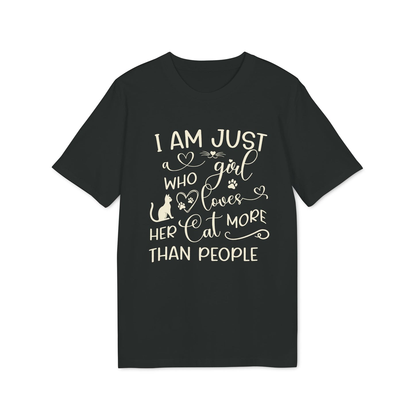 Nachhaltiges und humorvolles Katzen-Liebhaber T-Shirt