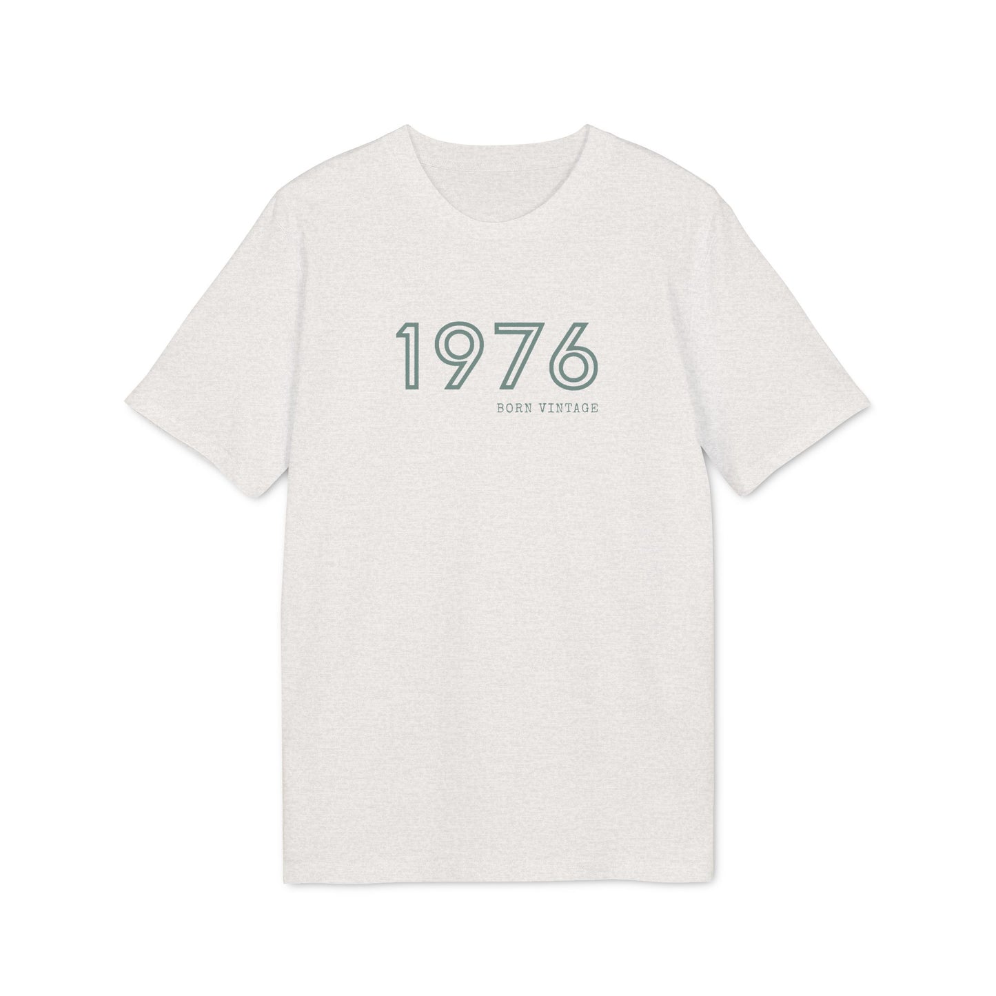 1976 Born Vintage Shirt Damen & Herren, Bio-Baumwolle